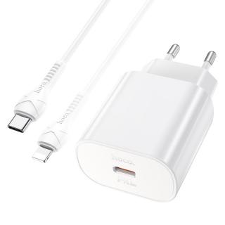 Rychlá nabíječka do sítě pro iPhone a iPad - Hoco, N22 Jetta PD25W + Lightning kabel