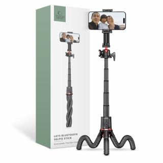 Selfie tyč s Bluetooth ovladačem a stojánkem - Tech-Protect, L07S Selfie Stick Tripod