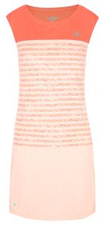 ABRISA dámské sportovní šaty růžová žíhaná XL