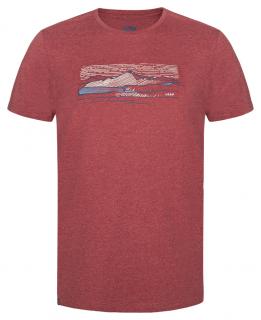 BEAMER pánské triko červená žíhaná XL