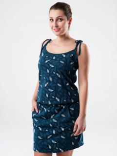 BERENIKA dámské sportovní šaty modrá celopotisk XL
