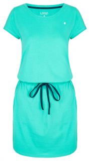 BESIE dámské sportovní šaty zelená | modrá L