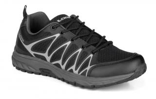 BIRKEN pánské outdoorové boty černá | šedá 43