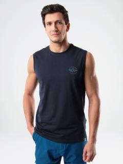 BOXER pánské tílko černá žíhaná | šedá XL