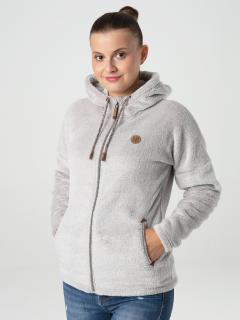 CHAJTY dámská mikina hnědá žíhaná XL