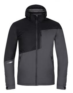 FOSBY pánská lyžařská bunda šedá | černá XL