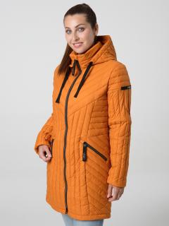 JEKUNA dámský kabát do města oranžová XL