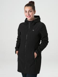 LECIKA dámský softshell kabát černá | šedá XL
