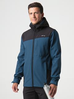 LECINK pánská softshell bunda modrá | černá XL