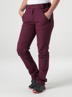 LEKRA dámské softshell kalhoty fialová žíhaná L