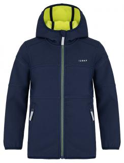 LOMESI dětská softshell bunda modrá 112/116