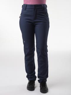 LYNEMEL dámské softshell kalhoty modrá žíhaná XL
