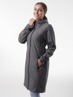 LYPIAMEL dámský softshell kabát černá žíhaná | růžová XL