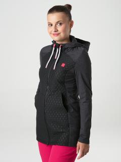 MICHELL dámská mikina černá žíhaná XS