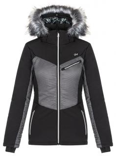OKATIA dámská lyžařská bunda černá | bílá L
