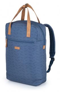 REINA dámský městský batoh modrá L37L