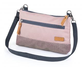 TINREA módní kabelka růžová | šedá H22T