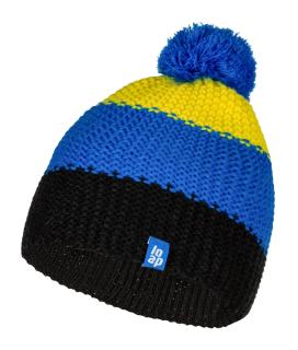 ZONKO dětská zimní čepice žlutá | modrá 46-48