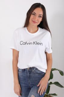 Dámské tričko Calvin Klein bílé L, Bílá