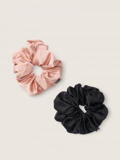 Victoria's Secret 2ks gumiček do vlasů / černá růžová Růžová