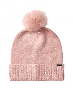 Victoria's Secret čepice s kamínky / růžová