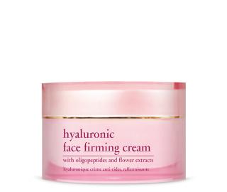 HYALURONIC FACE FIRMING CREAM 50ML (DOMÁCÍ PÉČE)  with oligopeptides and flower extracts