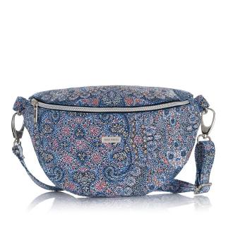 Dámská módní crossbody ledvinka PAOLO PERUZZI; modrá