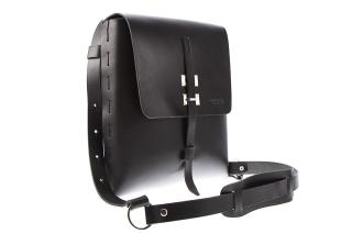 Designová taška přes rameno VOOC Vintage; černá