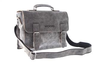 Kožená taška pro každý den VOOC starý vzhled; šedá