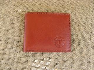 Pánská klasická jednoduchá ručně šitá peněženka z pravé kůže - česká výroba; hnědá