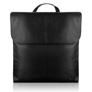 Velký dámský kožený batoh PAOLO PERUZZI; černá