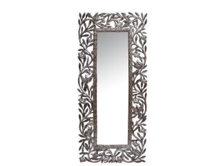 Dekorace na zed ´ - Zrcadlo v tepaném rámu 36x78cm