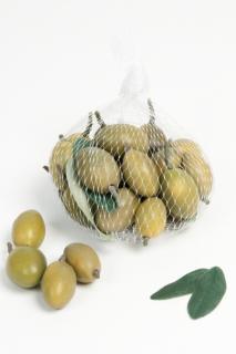 Umělá dekorace - Olivy zelené