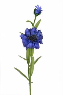 Umělá květina - Chrpa modrá 58cm