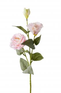 Umělá květina - Eustoma jícnovka růžová 65cm