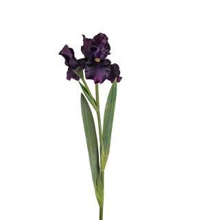 Umělá květina - Iris fialový 80cm
