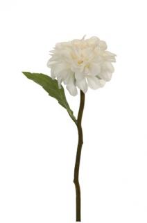 Umělá květina - Jiřina malá bílá