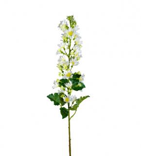 Umělá květina - Ostrožka luční bílá 75cm