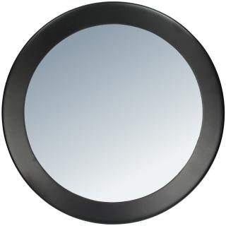 Zrcadlo kovové černé kulaté 43x10x43cm