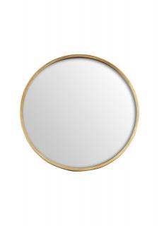 Zrcadlo kulaté antická zlatá o 60cm