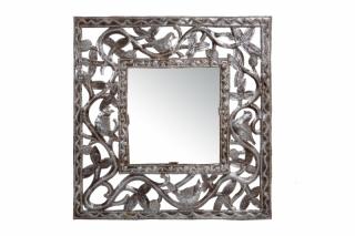 Zrcadlo nástěnné s tepaným rámem 30cm