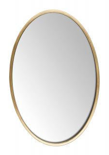 Zrcadlo oválné antická zlatá 60cm