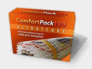 Comfort Pack 150/2 - sada 2 m2 ultratenké podlahové topení do koupelny
