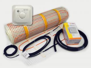 Comfort Select 160/0,5 m2 sada topné rohože + termostat (manuální, programovatelný nebo WiFi), podlahové topení do koupelny termostat: Fenix Therm 105…