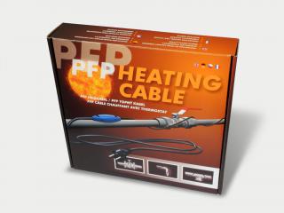PFP 50m/620W, Topný kabel na potrubí s termostatem pro ochranu proti zamrzání