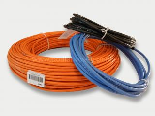 PSV 101280 Topný kabel s ochranným opletením, 1280W, 10W/m, 129,6 m