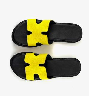 Pantofle  H  - žluté - citrón Velikosti EU: 35