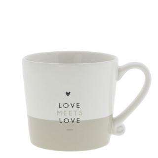 Hrnek BC Mug White/Love meets love250ml