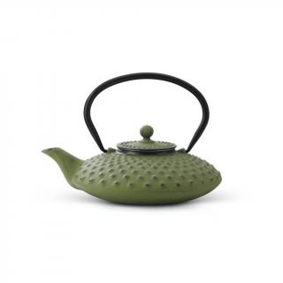 Litinová konvička na čaj Xilin 0,8L, zelená