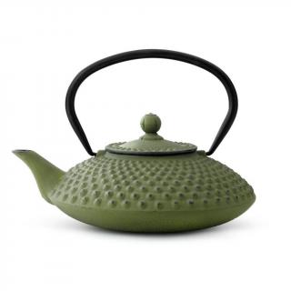 Litinová konvička na čaj Xilin 1,25L, zelená